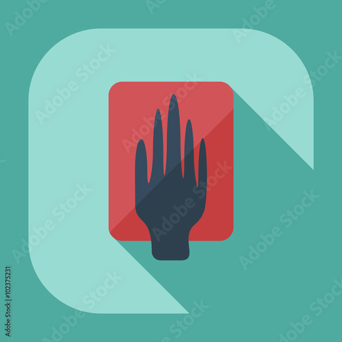 Flat modern design with shadow icons law