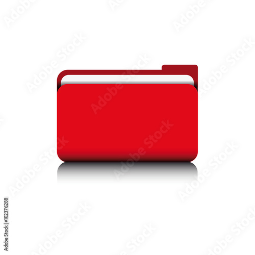 red folder vector