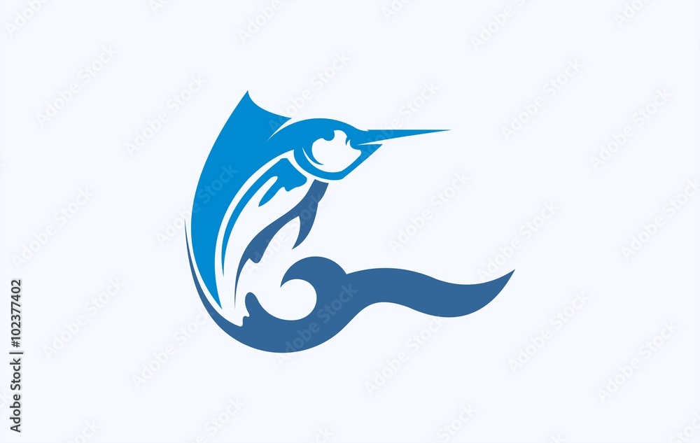 Fototapeta premium blue marlin