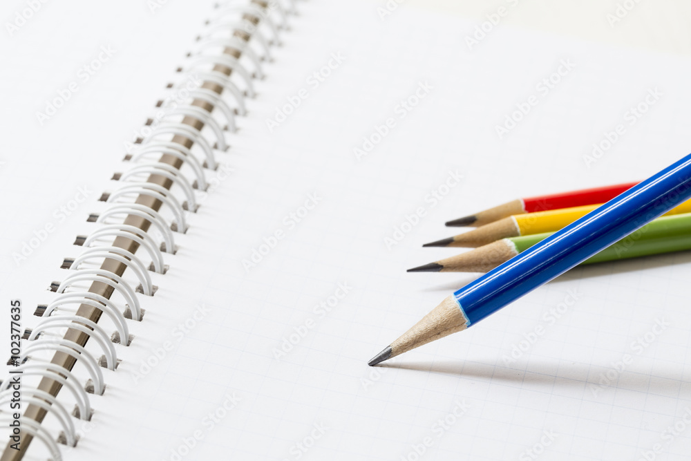 pencils on graph paper pencils on graph paper