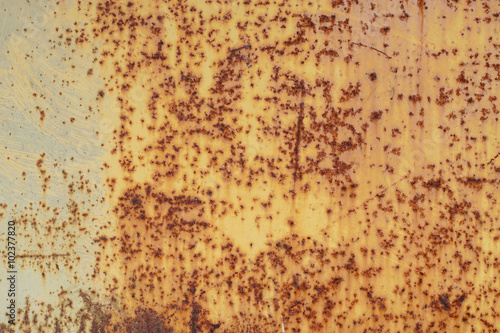 Part of dirty old scratched rusty metal surface-- Abstract backg