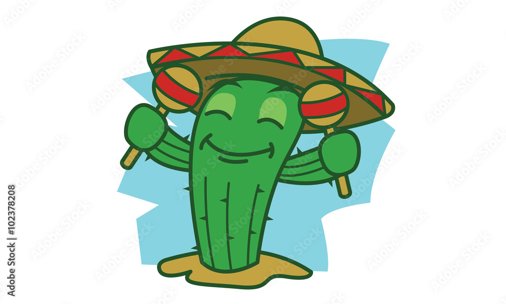 Obraz premium Dancing Cactus