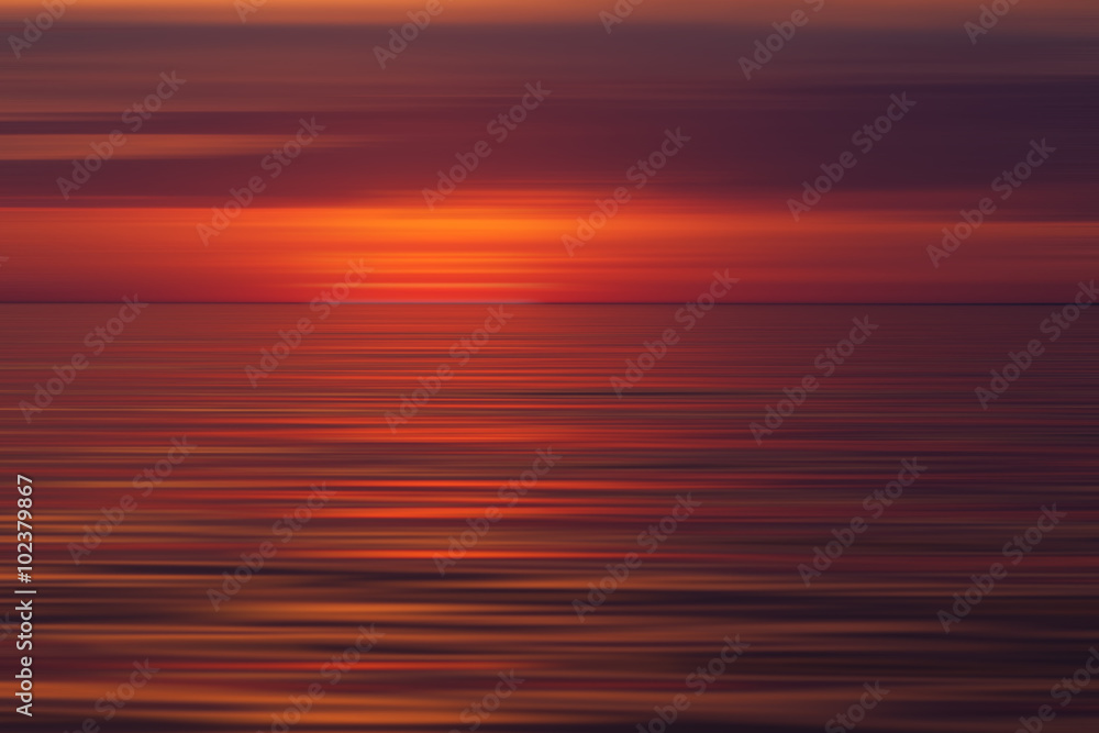 Blurred sunset art background for design