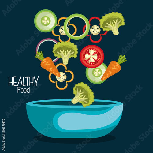 healthy food design  photo