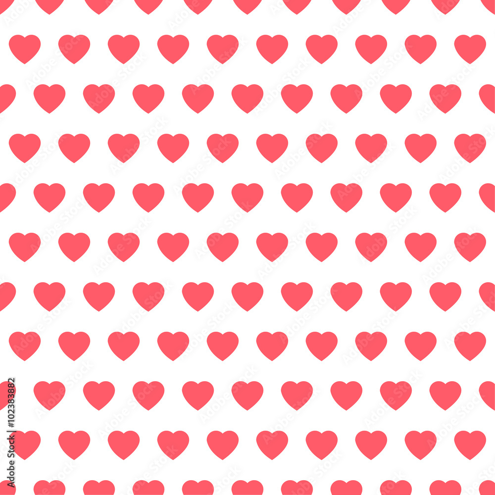 Set of retro love patterns. Seamless vector background.valentine day