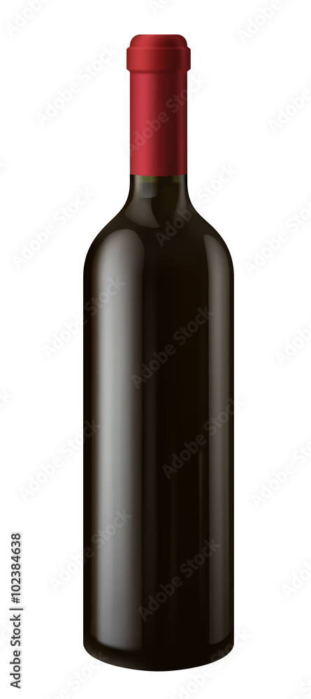Bottle of red wine