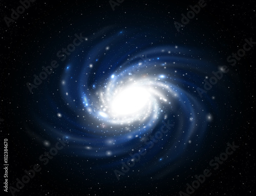 Illustration of Milky way