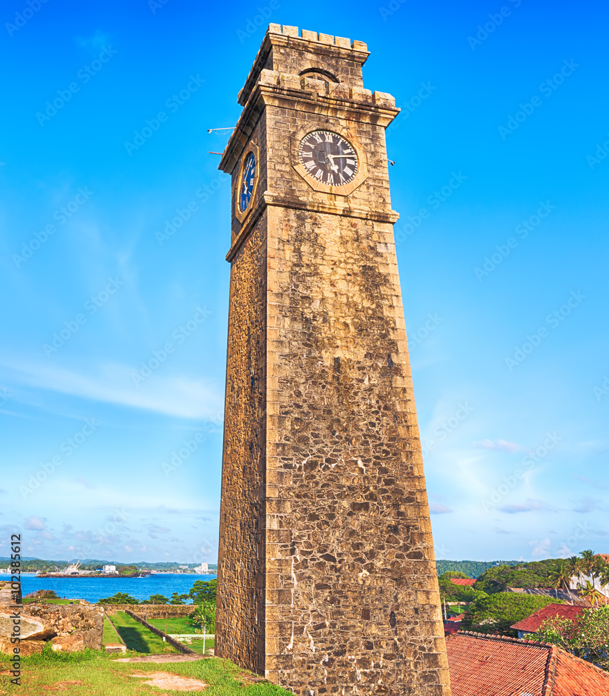 Anthonisz Memorial Clock Tower in Galle, Sri Lanka