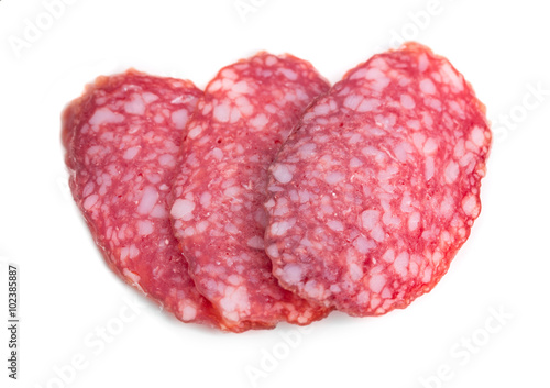 Delicious italian air-dried salami.