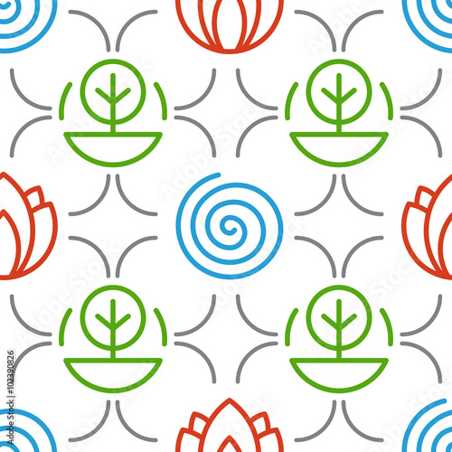 Ayurveda set icon