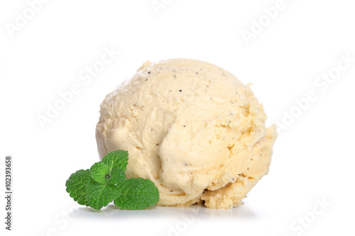 glace à la vanille