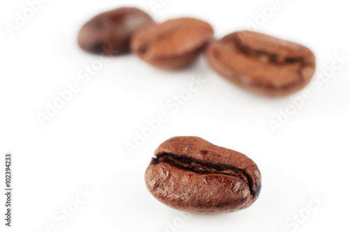 Multiple scattering of coffee beans