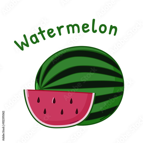 Isolated watermelon icon