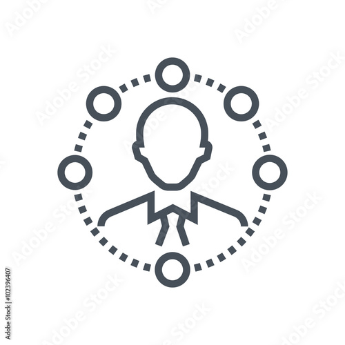 Self organisation icon