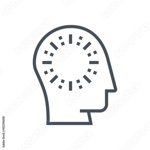 Clean mind, forget icon