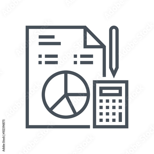 Budget statistics icon
