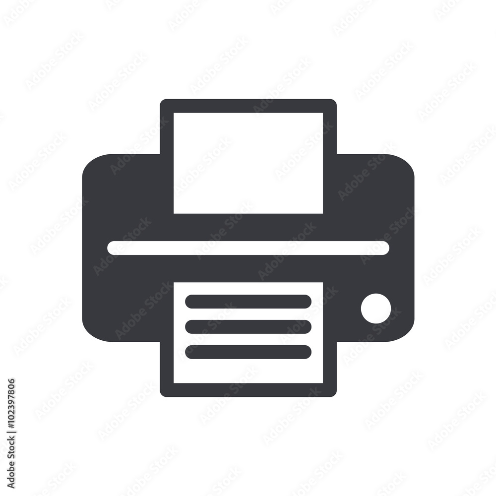 Linear Icon print on white background. Vector illustration Linear Icon print on white background. Vector illustration