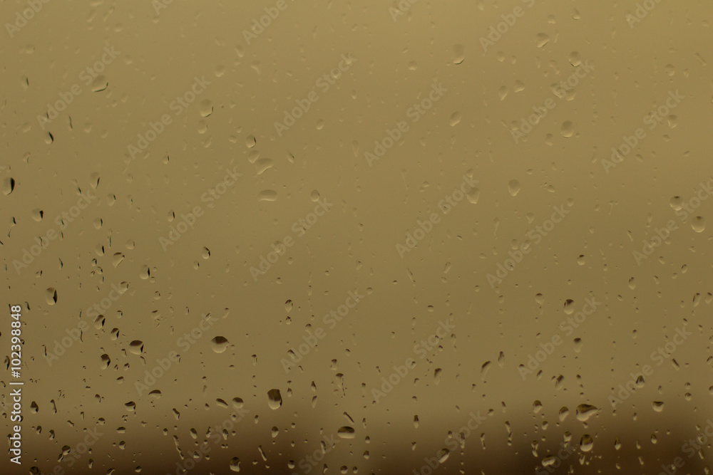Rain drops on window Rain drops on window
