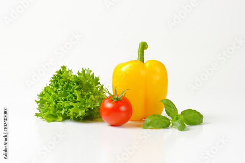 Fotografia assorted fresh vegetables