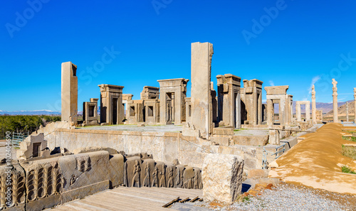 Tachara Palace of Darius at Persepolis, Iran photo