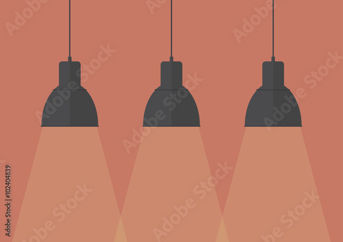 Black pendant lamps