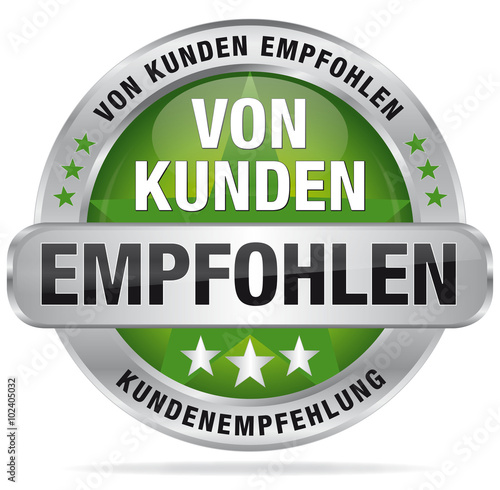 Von Kunden empfohlen - Kundenempfehlung