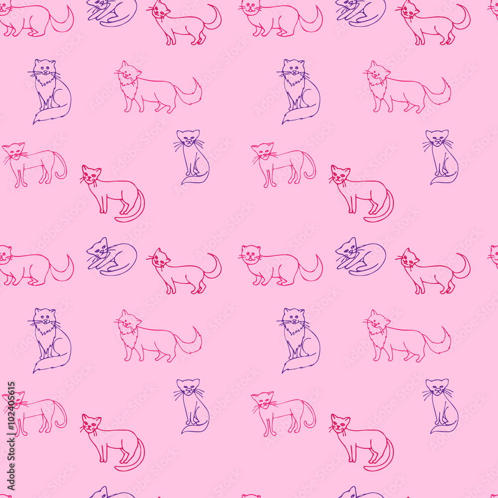 Set of cats Set of cats