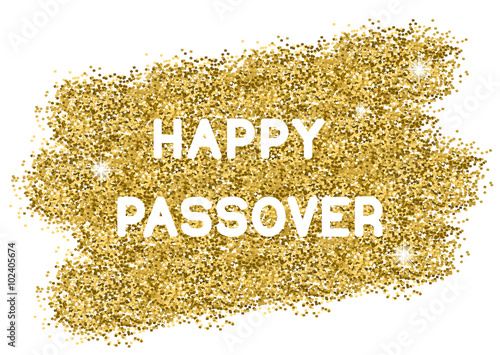 Passover gold background