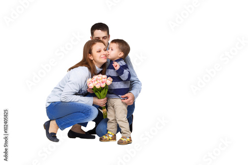 parents and a small child