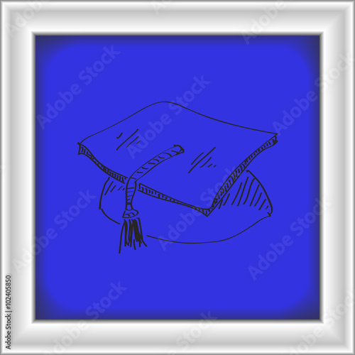 Simple doodle of a mortar