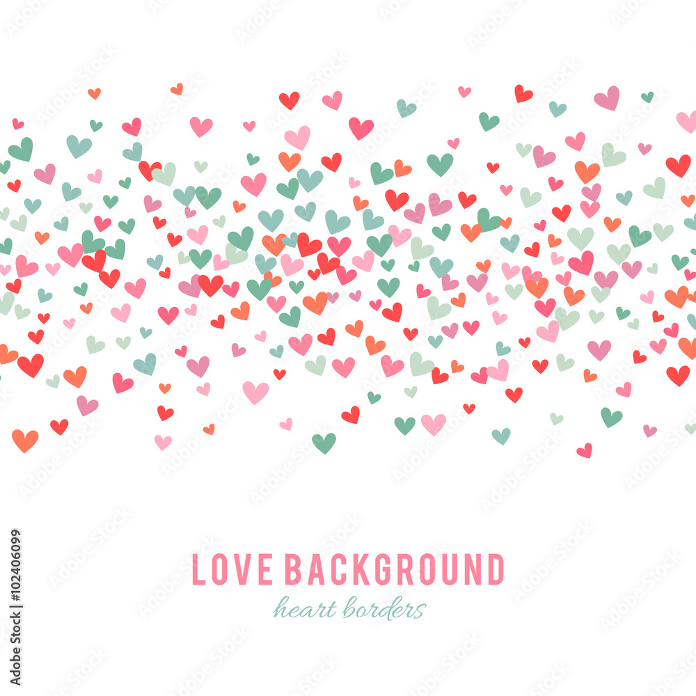 Romantic pink and blue heart background. Vector illustration Romantic pink and blue heart background. Vector illustration