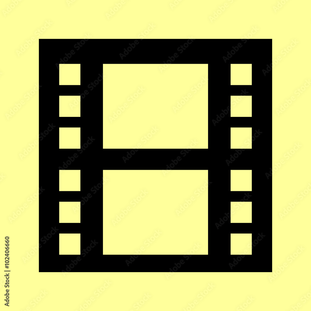 Obraz premium Reel of film sign