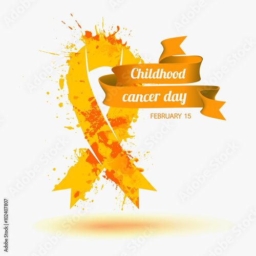 Childhood Cancer Day. February 15