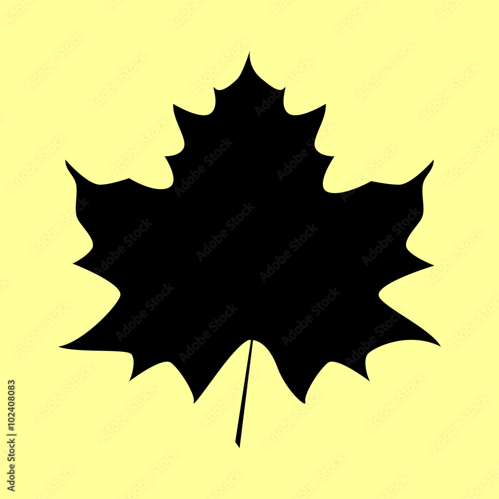 Maple leaf sign Maple leaf sign