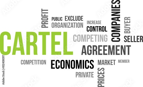 word cloud - cartel