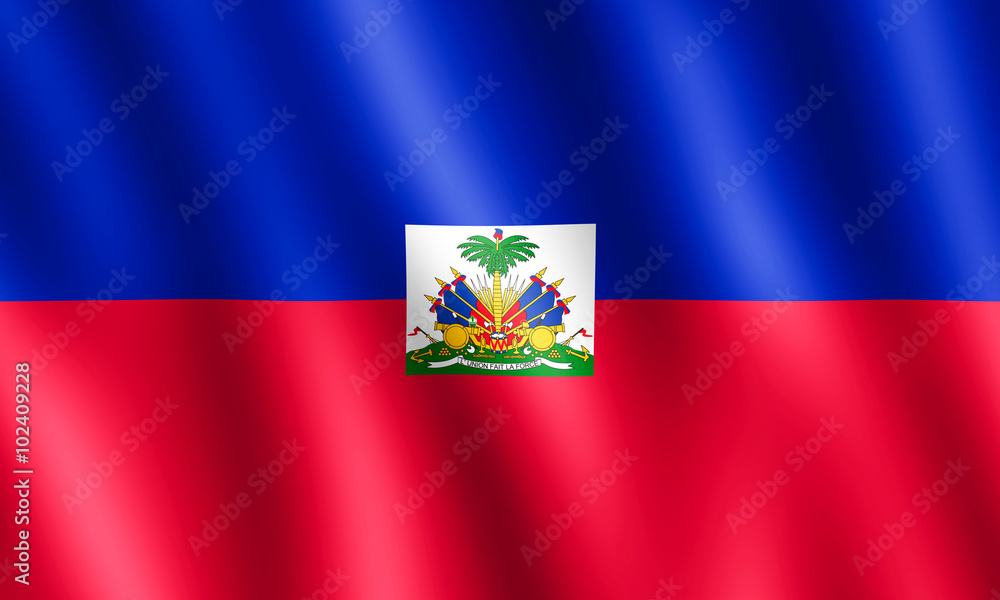 Flag of Haiti waving in the wind Flag of Haiti waving in the wind