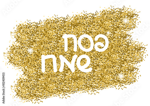 Passover gold background