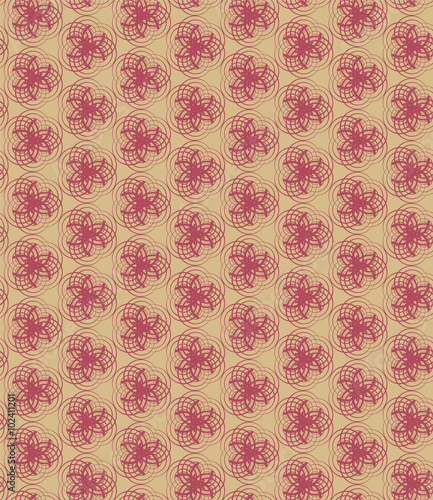Seamless pattern of rounds for background 