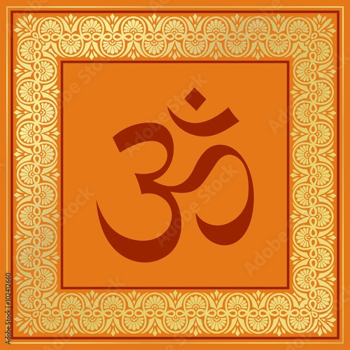 aum syllable, paisley design , Hinduism , India