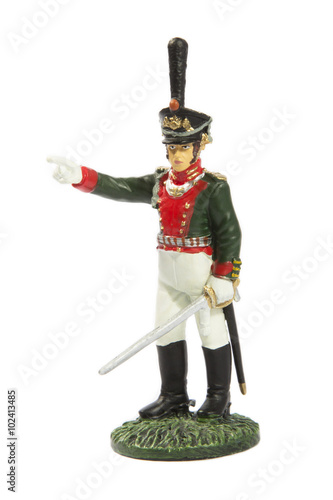 Обер-офицер лейб-гвардии Литовского полка в летней парадной форме, 1812 год
