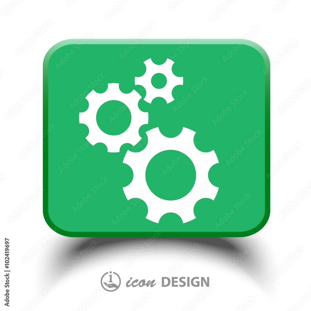 Pictograph of gear