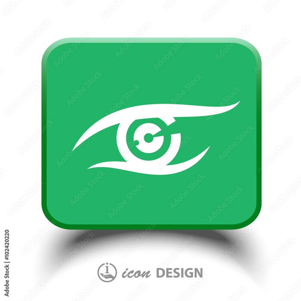 Obraz premium Pictograph of eye