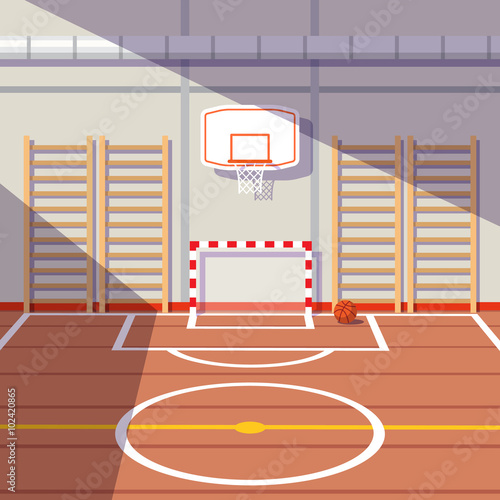 School or university gym hall
