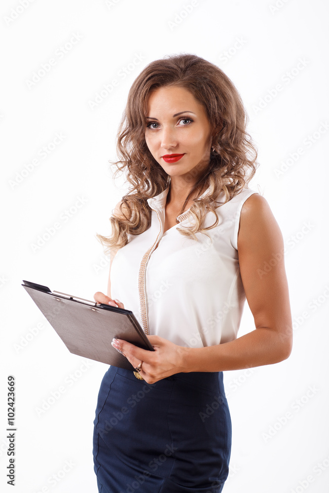 business woman in studio business woman in studio