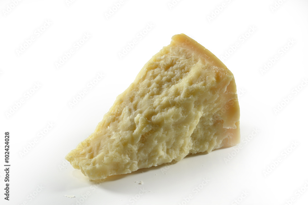 Slice of parmesan cheese Parmesan