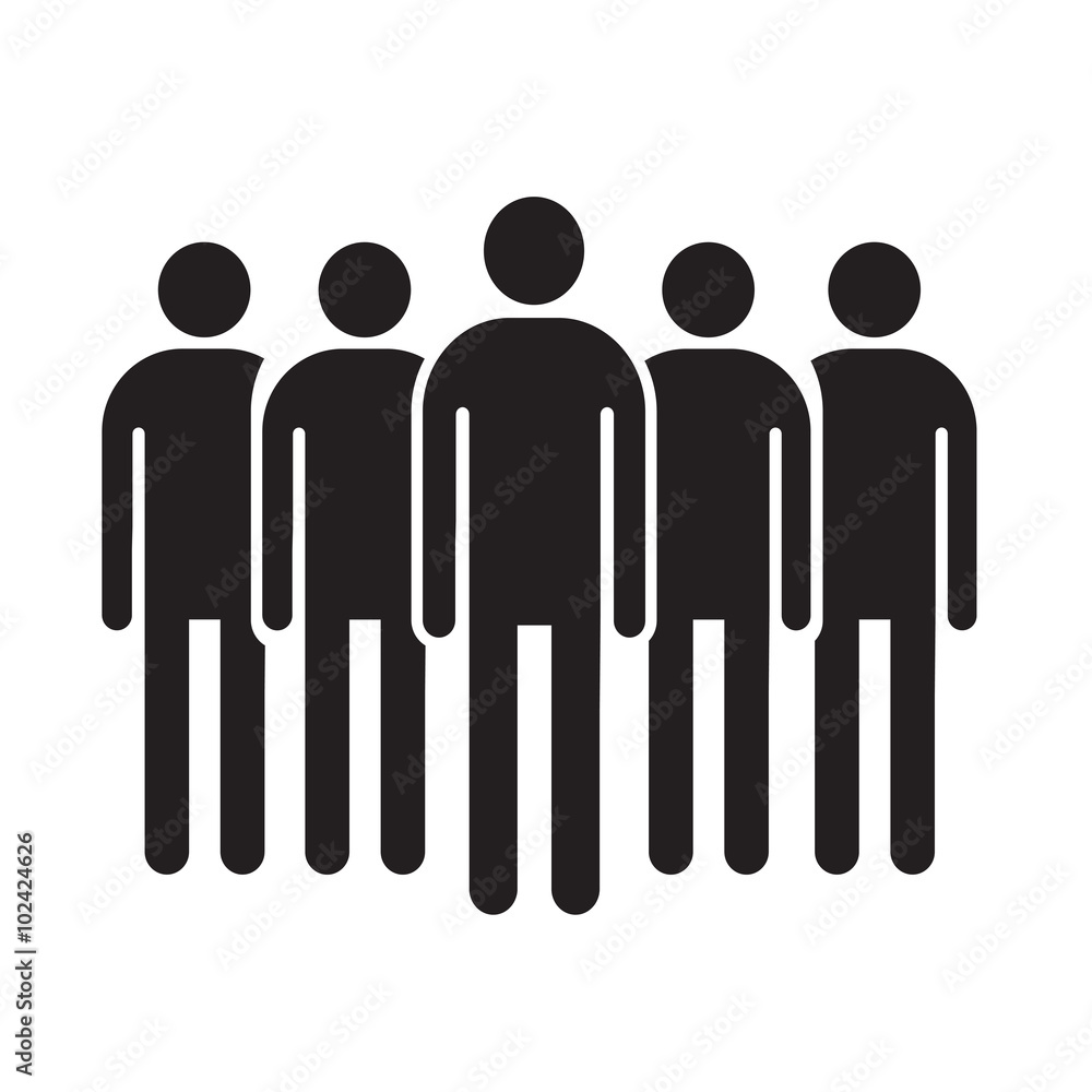 Population People Icon Illustration design Population People Icon Illustration design