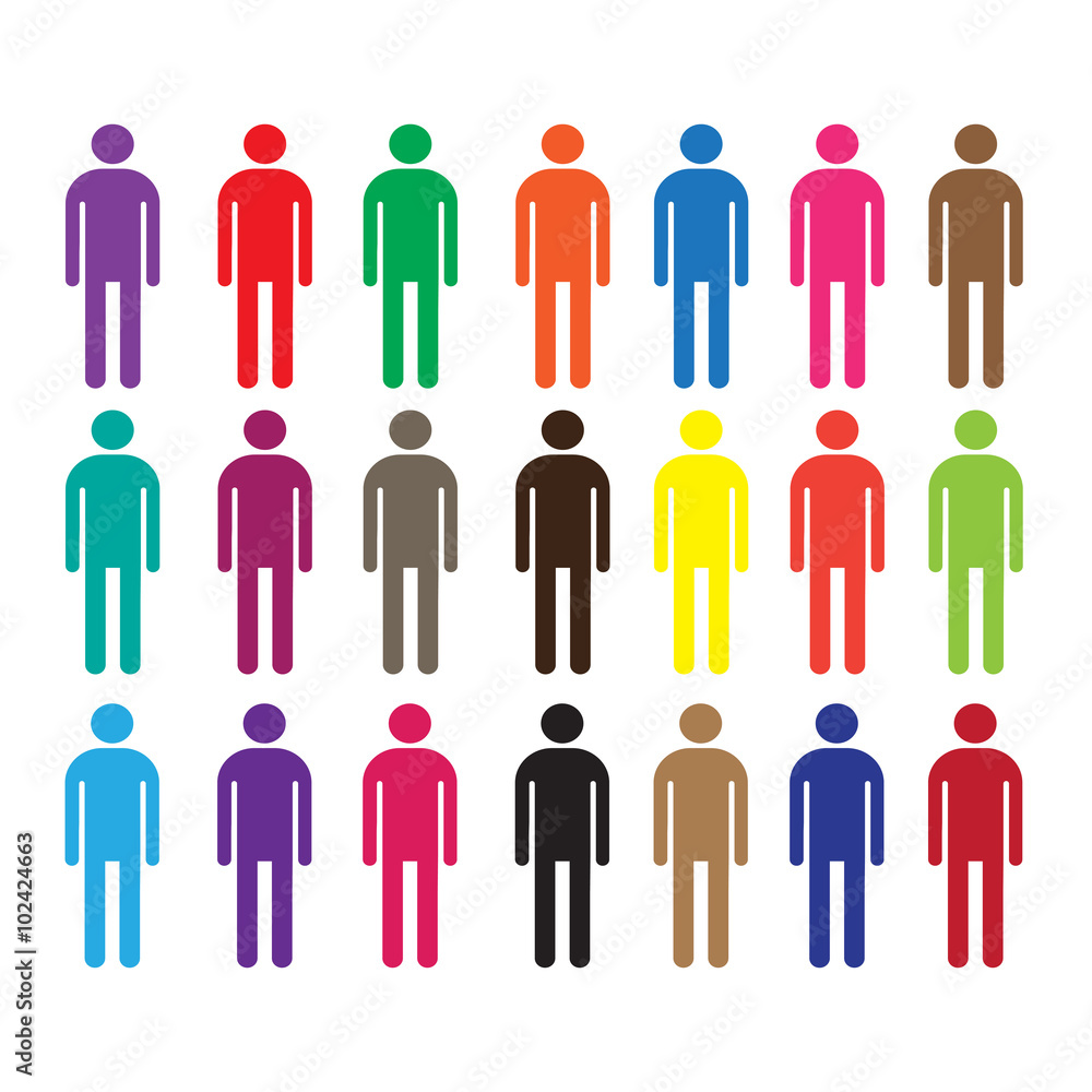 Population People Icon Illustration design Population People Icon Illustration design