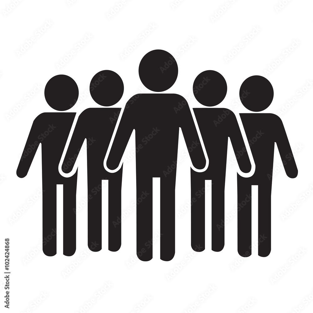 Population People Icon Illustration design Population People Icon Illustration design