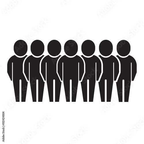 Population People Icon Illustration design