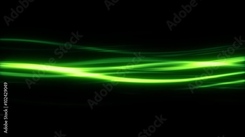 abstract flow background  green loop able